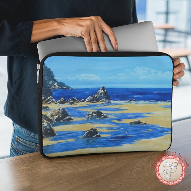 Housse Pour Ordinateur Portable Plage (Créateur téléchargé)