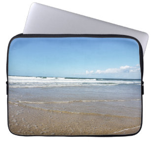 Housse Pour Ordinateur Portable Plage Côtière Vue À Soulac Sur Mer En France
