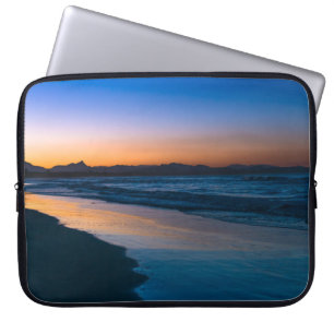 Housse Pour Ordinateur Portable Plage de Belongil juste après le coucher du soleil