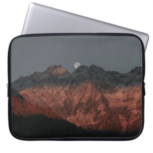 HOUSSE POUR ORDINATEUR PORTABLE PLAGE DE MONTAGNE PENDANT LE DUSK