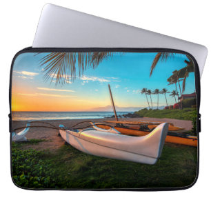Housse Pour Ordinateur Portable Plage du sud de Maui au coucher du soleil Maui,