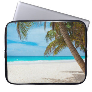 Housse Pour Ordinateur Portable Plage tropicale Turquoise