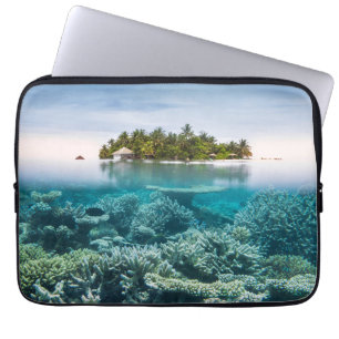 Housse Pour Ordinateur Portable Plages tropicales Ari Atoll Maldives