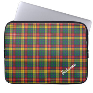 Housse Pour Ordinateur Portable Plaid personnalisé Clan Buchanan Tartan personnali