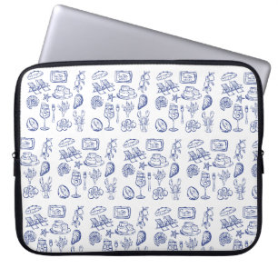 Housse Pour Ordinateur Portable Plan de vie méditerranéen