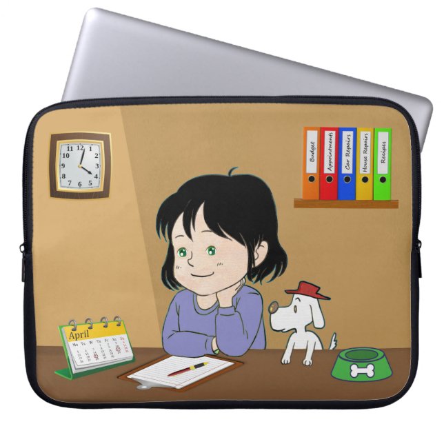 Housse Pour Ordinateur Portable Plan-O-Pooch (Devant)