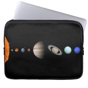 Housse Pour Ordinateur Portable PLANÈTES du SYSTÈME SOLAIRE 13" douille