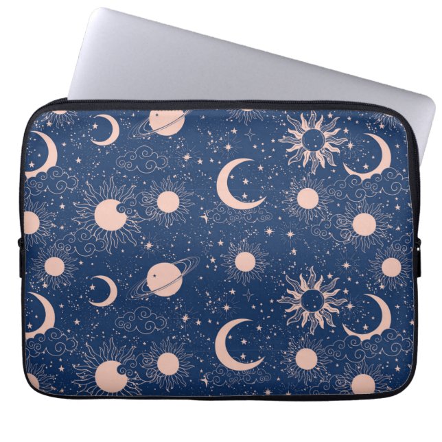 Housse Pour Ordinateur Portable Planètes et étoiles Motif (Devant)