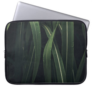 HOUSSE POUR ORDINATEUR PORTABLE PLANTE VERT
