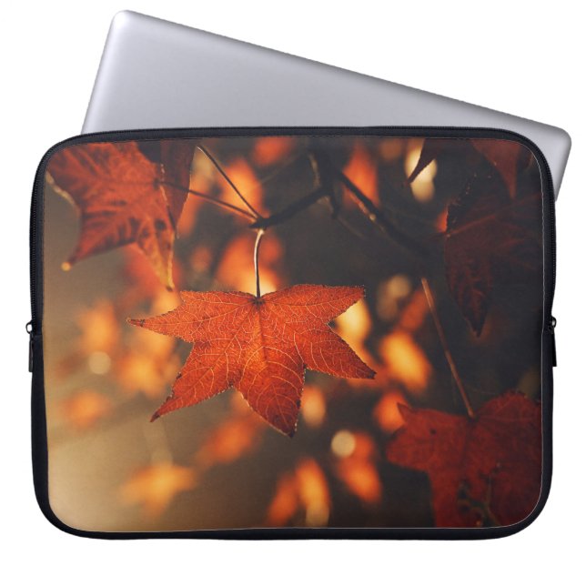 Housse Pour Ordinateur Portable PLANTES Brown LEAFED (Devant)