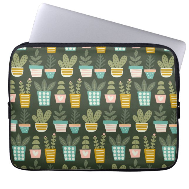 Housse Pour Ordinateur Portable Plantes succulents (Devant)