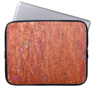 Housse Pour Ordinateur Portable Plaque métallique rouillée gravée par corrosionabs
