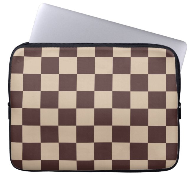 Housse Pour Ordinateur Portable Plateau de contrôle Brown café (Devant)