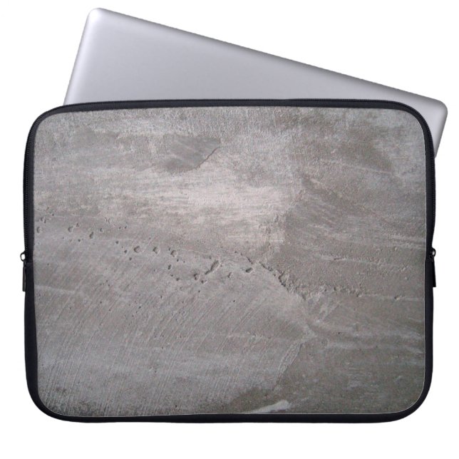 Housse Pour Ordinateur Portable Plâtre gris béton (Devant)