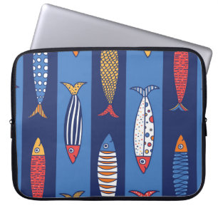 Housse Pour Ordinateur Portable Playtime aquatique : Imaginaire de poisson pour en