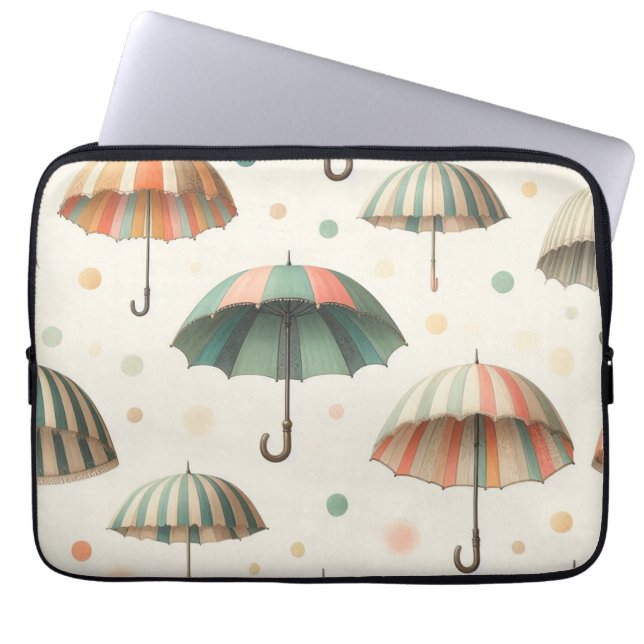 Housse Pour Ordinateur Portable Pluie d'été (Devant)