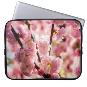 Housse Pour Ordinateur Portable Plum à fleurs - Paradize rose