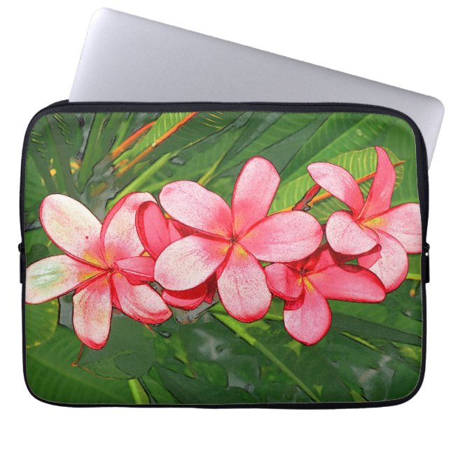 Housse Pour Ordinateur Portable Plumeria (Devant)