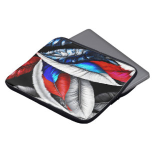 Housse Pour Ordinateur Portable Plumes américaines
