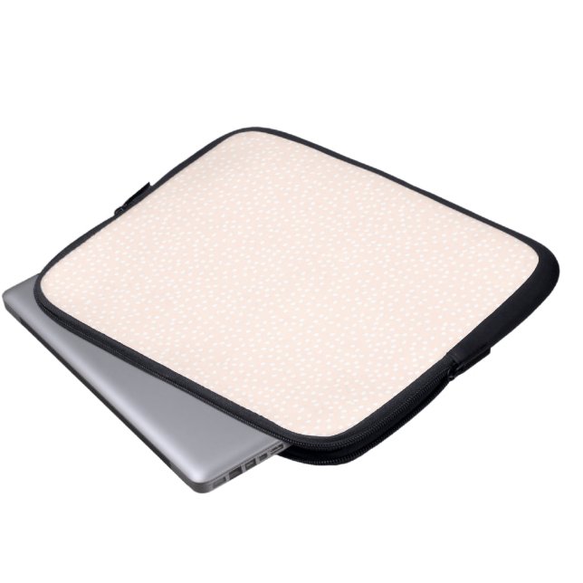 Housse Pour Ordinateur Portable poche poche pois portable (Devant bas)
