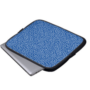Housse Pour Ordinateur Portable pochette d'ordinateur portable à point bleu