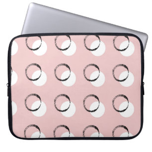 Housse Pour Ordinateur Portable Pointe Polka, motif polyvalent sans soudure