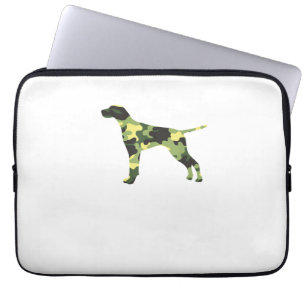 Housse Pour Ordinateur Portable Pointeur allemand à courte distance _ Camouflage d