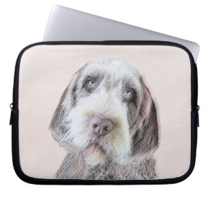 Housse Pour Ordinateur Portable Pointing à poils durs Peinture Griffon - Art Chien