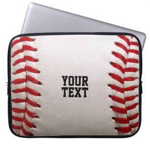 Housse Pour Ordinateur Portable Points de couture personnalisés pour baseball et g