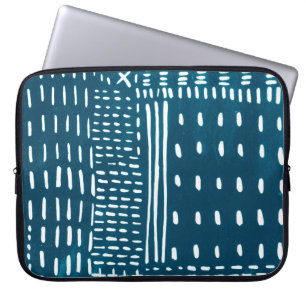 Housse Pour Ordinateur Portable Points de Sashiko