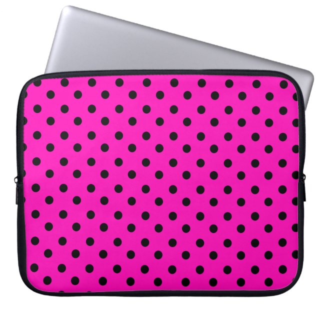 Housse Pour Ordinateur Portable Pois (Devant)