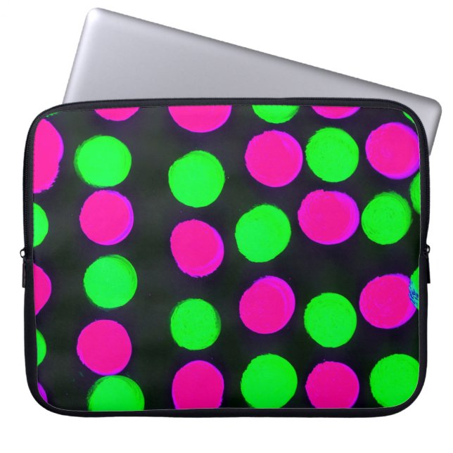Housse Pour Ordinateur Portable Pois (Devant)