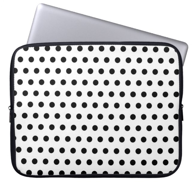 Housse Pour Ordinateur Portable Pois (Devant)