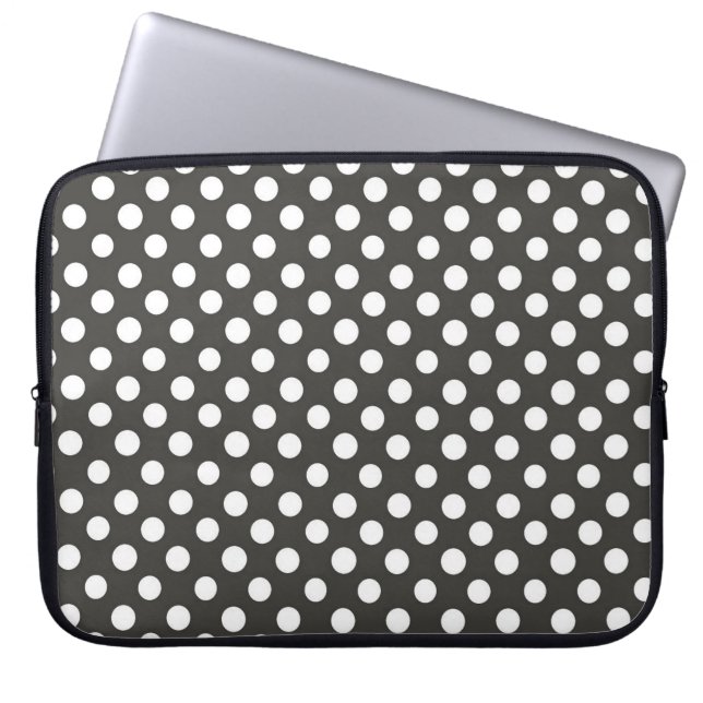 Housse Pour Ordinateur Portable Pois (Devant)