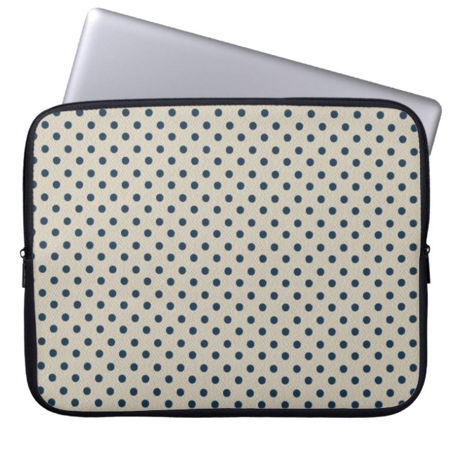 Housse Pour Ordinateur Portable Pois (Devant)