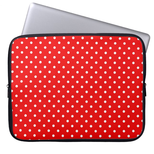 Housse Pour Ordinateur Portable Pois (Devant)