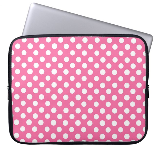 Housse Pour Ordinateur Portable Pois (Devant)