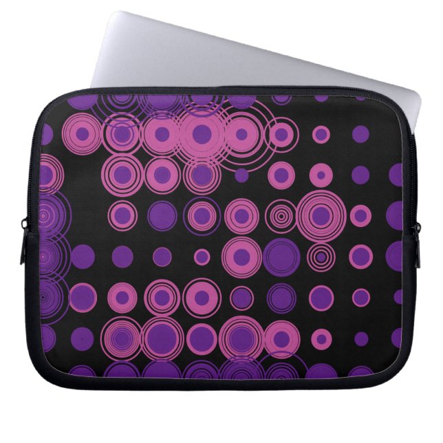 HOUSSE POUR ORDINATEUR PORTABLE POIS 3 (Devant)