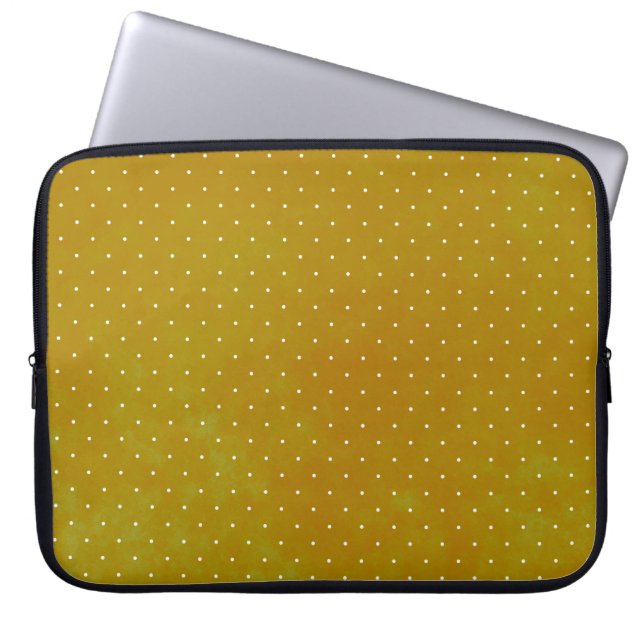 Housse Pour Ordinateur Portable Pois de grunge : arrière - plan d'aquarelle (Devant)
