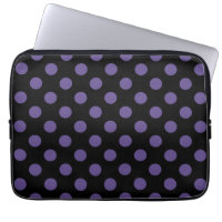 Pois ultra violets en noir