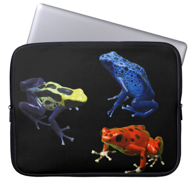 Housse Pour Ordinateur Portable Poison grenouilles (Devant)