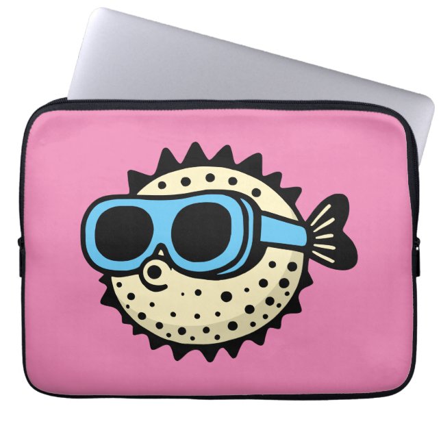 Housse Pour Ordinateur Portable Poisson (Devant)