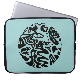 Housse Pour Ordinateur Portable "Poisson" Art Abstrait
