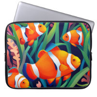Poisson Clown Dans Les Algues