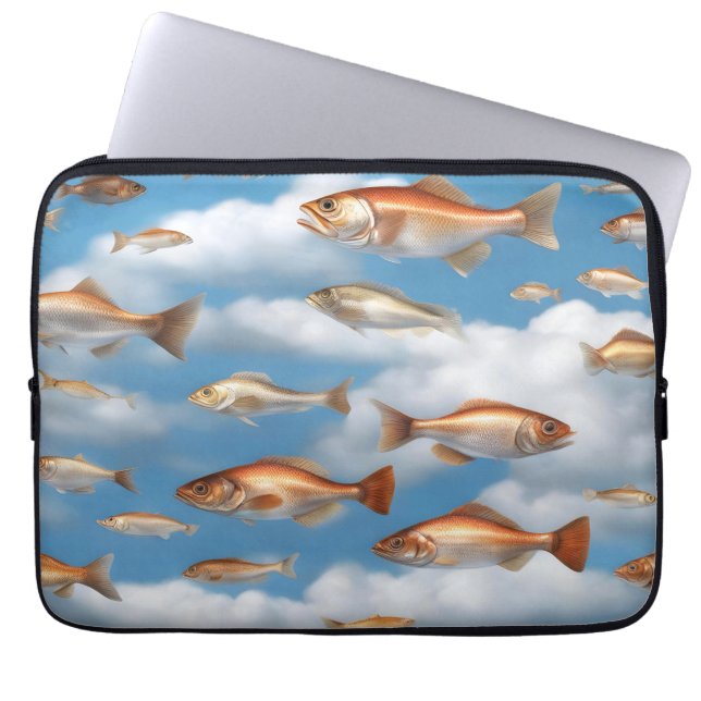 Housse Pour Ordinateur Portable Poisson pluvieux (Devant)