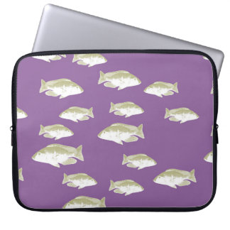 Housse Pour Ordinateur Portable Poisson sur violet