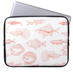 Housse Pour Ordinateur Portable Poissons