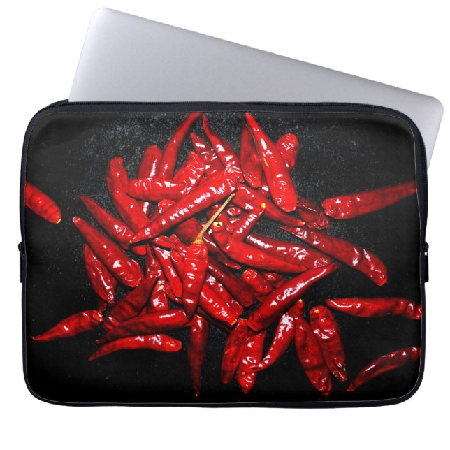 Housse Pour Ordinateur Portable Poivre chaud - Vie morte (Devant)
