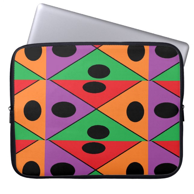 Housse Pour Ordinateur Portable Pôle noir (Devant)