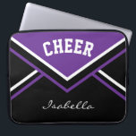 Housse Pour Ordinateur Portable Pom-pom girl pourpre<br><div class="desc">Manches électroniques Cheerleaders. REMARQUE : SEULEMENT CHANGER LES ZONES MODÈLES NÉCESSAIRES! 😀 Si nécessaire, vous pouvez supprimer le texte et commencer à ajouter le texte et la police que vous voulez. 📌 Si vous avez besoin d'une personnalisation plus poussée, cliquez sur le bouton "Cliquez pour Customiser plus loin" ou "Customiser...</div>